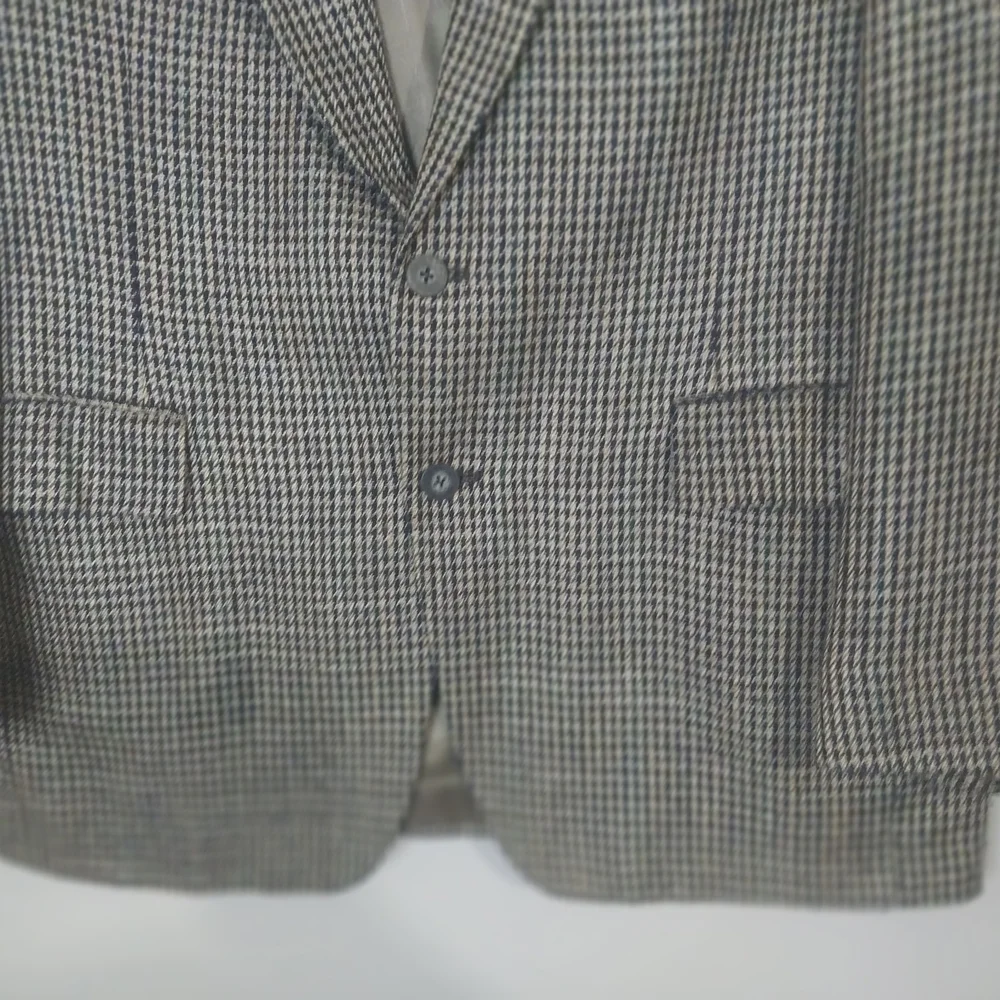 Elegant Houndstooth Men's Blazer